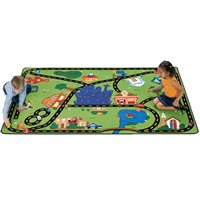 Cruisin' Around The Town Rug -5'5" X 7'8"