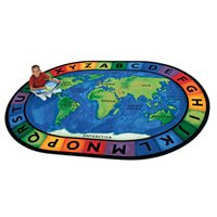 Circle Time Around the World Rug - 6'9" x 9'5"