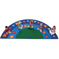 Alpha Shapes Seating Rug - 5'10" X 11'8"