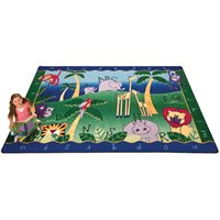 Alphabet Jungle Carpet - 8'4" X 11'8"