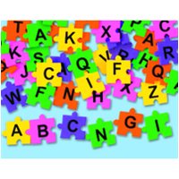 Peel & Stick Puzzle Letters