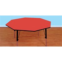 Octagon Table 48" - Red
