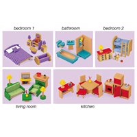Play All-Around Dollhouse Furniture
