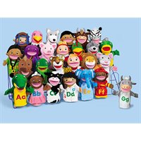 Stand For Alphabet Puppets