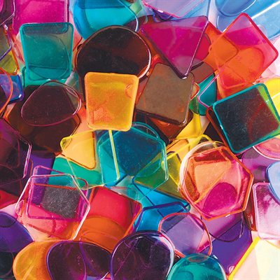 Large Plastic Mosaic Pieces