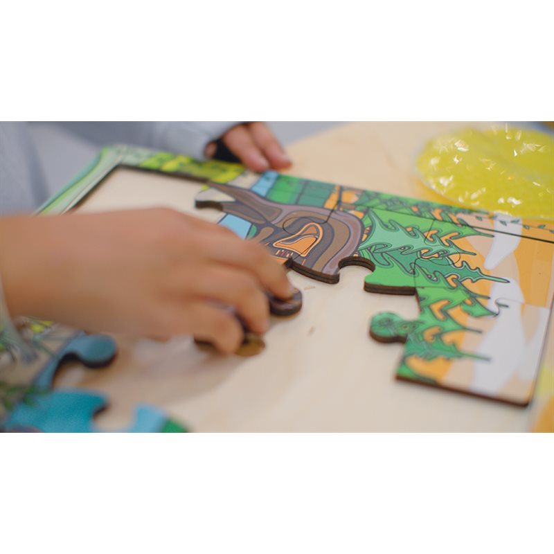 Indigenous Animals & Nature Puzzles - Set of 6
