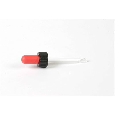 Nienhuis - Exercice de Dégustation : Pipette Avec Bouchon à Visser - Noir / Rouge
