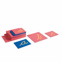 Sandpaper Letters: US Cursive