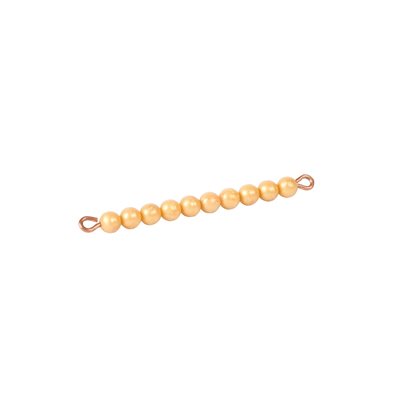 Nienhuis - 45 Golden Bars of 10 In Box - Individual Beads Nylon