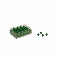 Nienhuis - Green Beads - Pack of 100