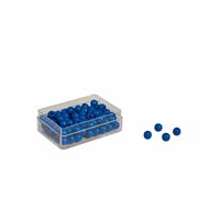 Nienhuis - Perles Bleues - Paquet de 100