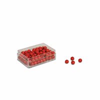 Nienhuis - Perles Rouges - Paquet de 100