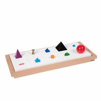 Nienhuis - Symboles de grammaire en bois 3D - Lot de 10 avec plateau