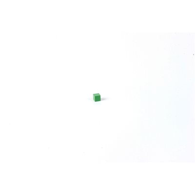 Nienhuis - Hiérarchie des nombres : Cube vert - 0,5 x 0,5 x 0,5 Nienhuis - Hiérarchie des nombres : Cube vert - 0,5 x 0,5 x 0,5