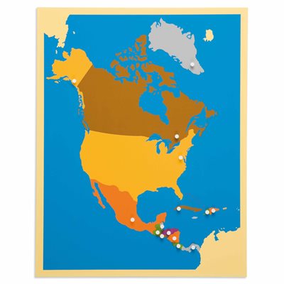 Nienhuis - Puzzle Map: North America*
