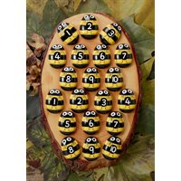 Honey Bee Number Stones