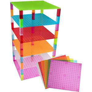 Brik Tower - 10" x 10" -6 pack Clear Colours