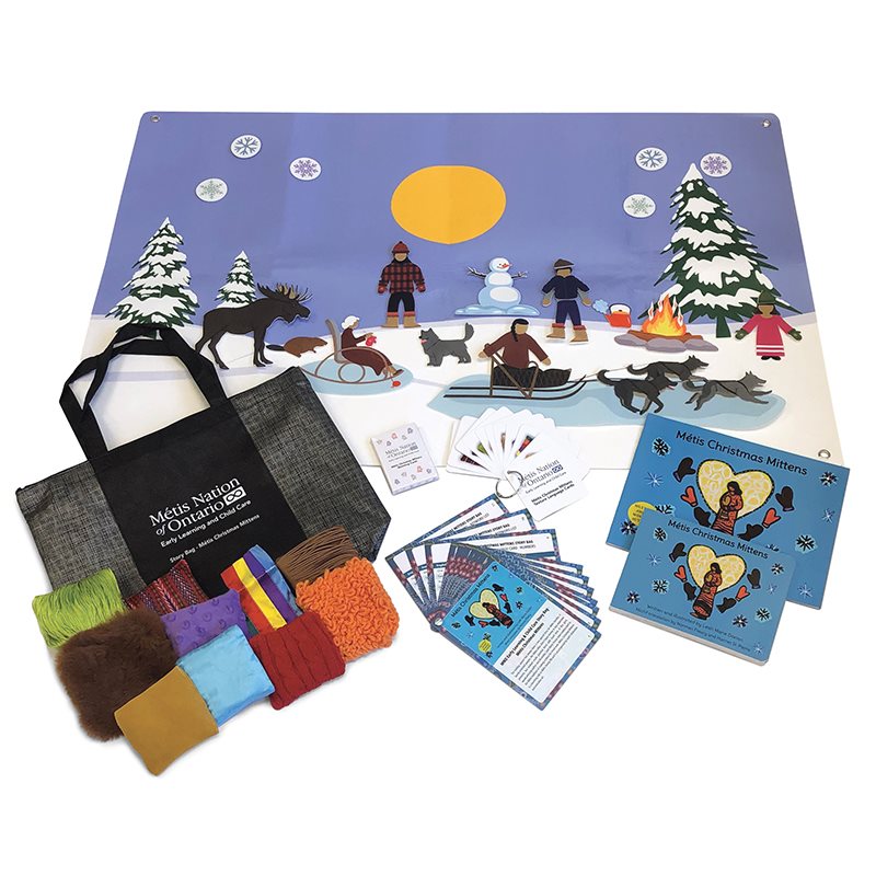 Métis Nation of Ontario - Christmas Mittens Story Bag Kit