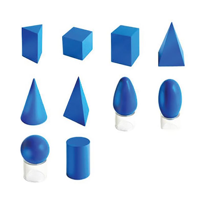 Solides géométriques-Bleu Solides géométriques-Bleu
