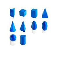 Geometric Solids-Blue