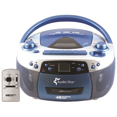 Lecteur de CD / cassette portable avec enregistrement / lecture USB