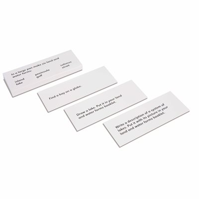 Nienhuis - Land And Water Forms: Command Cards 1