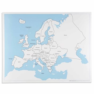 Nienhuis - Europe Control Map: Labeled