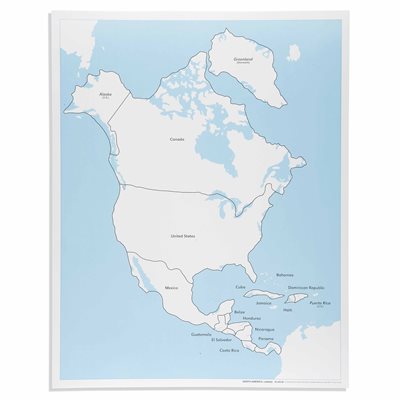 North America Control Map: Labeled North America Control Map: Labeled