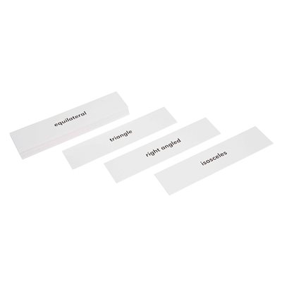 Nienhuis - Geometric Cabinet Advanced Triangle Labels
