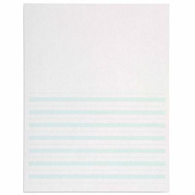  Writing Paper: Green Lines - 8.5" x 11" - Pack of 500