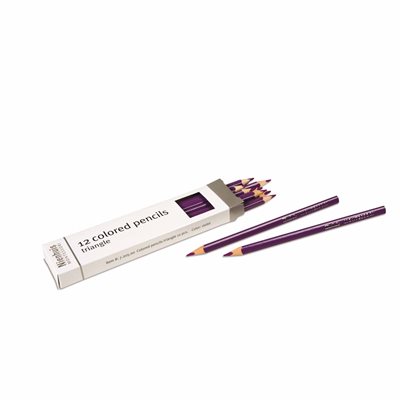 Nienhuis - Crayons Incrustés 3 Faces, Violet*