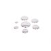 Boutons réfléchissants sensoriels TickiT - Argent - Lot de 7