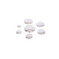 Boutons réfléchissants sensoriels TickiT - Argent - Lot de 7