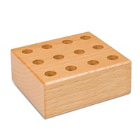 Nienhuis - Bloc de Rangement 12 Trous : Pour Pinceaux Crayon / Colle