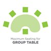 Table de groupe réglable Kids Colours™ basse de 48 po x 72 po - Bleu