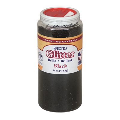 Glitter - 1 lb. Jar - Black