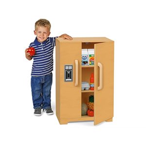 Réfrigérateur en bois dur pour tout-petit