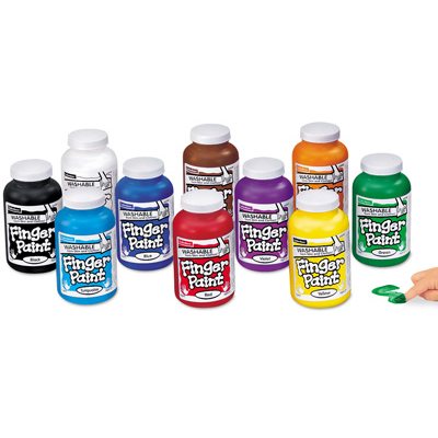 Peinture au doigt lavable - 1 pinte - Assortiment Peinture au doigt lavable - 1 pinte - Assortiment