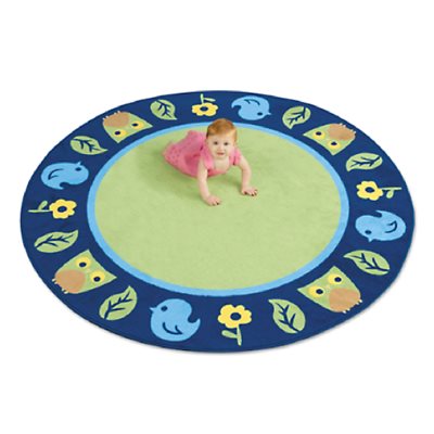 Nature 9 Round Classroom Carpet