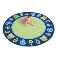 Tapis de salle de classe rond Nature 9