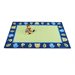 Tapis de salle de classe rectangulaire Nature, 6' X 9'