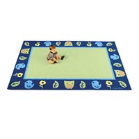 Tapis de salle de classe rectangulaire Nature, 6' X 9'