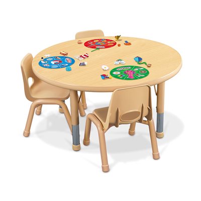 30 Round Heavy Duty Toddler Table, Round Toddler Table