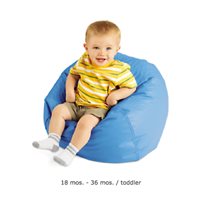 Siège pouf pour tout-petit - Bleu ciel