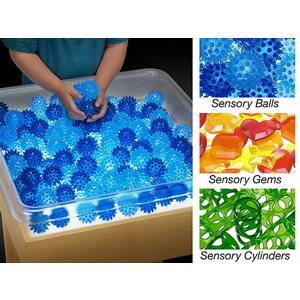 Toddler-Safe Light Table Sensory Materials - Complete Set