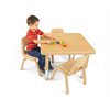Table carrée ajustable robuste de 30 po x 30 po