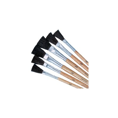 Black Bristle Brushes Pk / 72