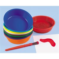 Painting Bowls - 10 Colour Set