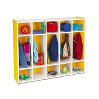 Kids Colours™ Coat Lockers For 10-Yellow