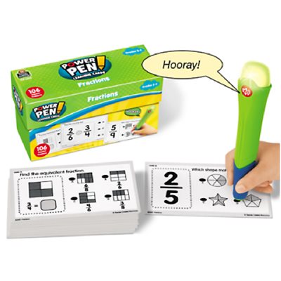 Power Pen Fractions Cards Power Pen Fractions Cards